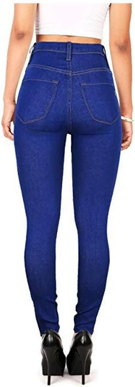 Andongnywell Butt Lifter High Waist Skinny Jeans Juniors Classic Denim Stretch Jean Womens Slim Length Jeans