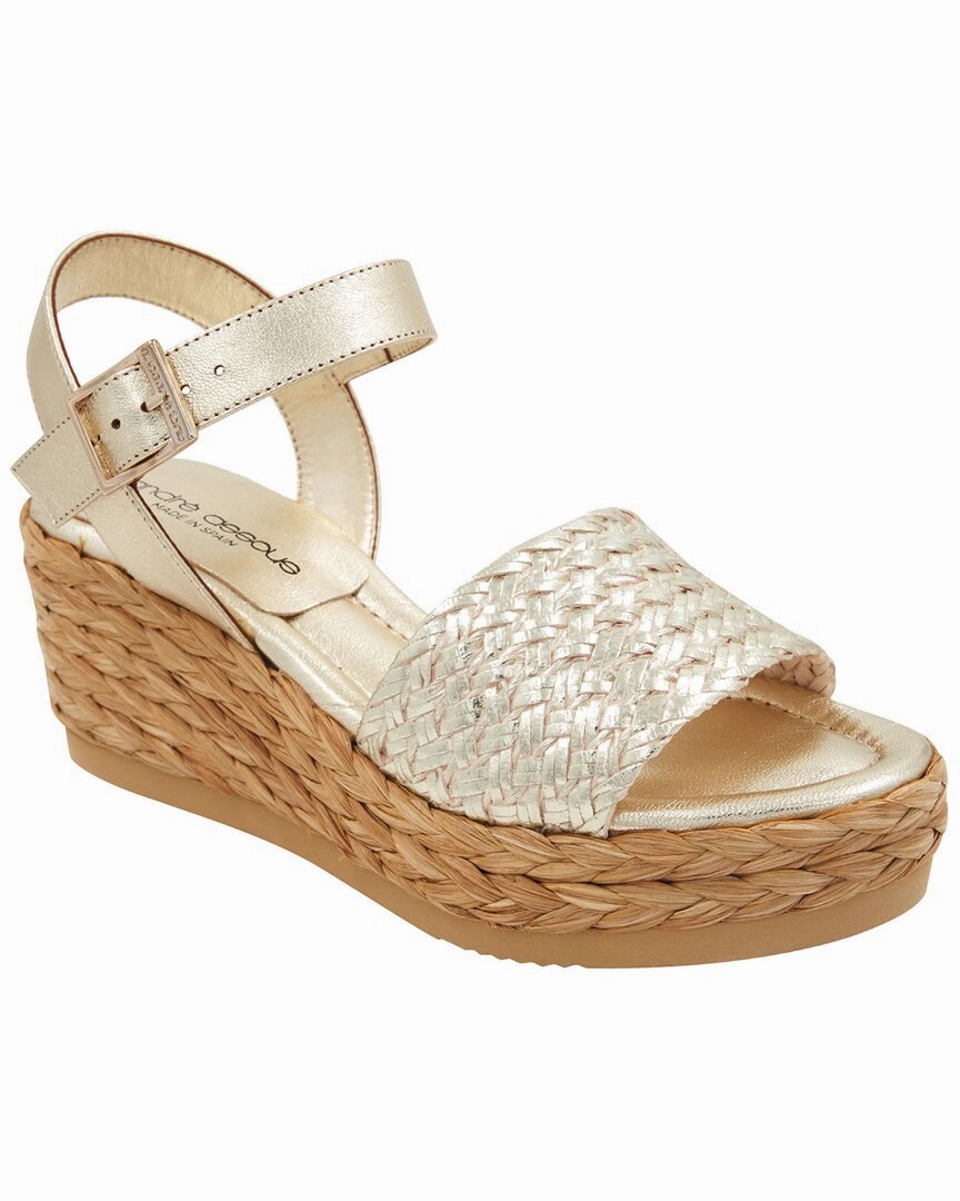 Supportive Pace Andre Assous Carissa Leather Espadrille