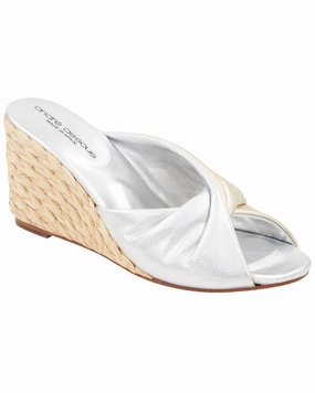 Andre Assous Merida Leather Espadrille Simple Rise Tall Edge