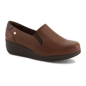 Andrea Exclusive Comfort Leather Moccasins Step Steady Sunset Stroll