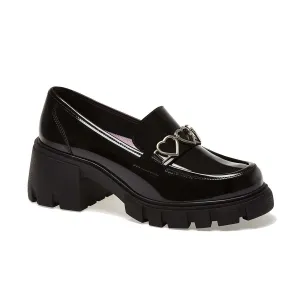 Andrea Patent Penny Loafers Hearts Arch Fit