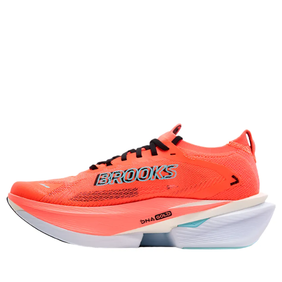 Recommended item personalized running wear Brooks Men's Hyperion Max 3 Running Shoes in Fiery Coral/Black/Atomizer AW25