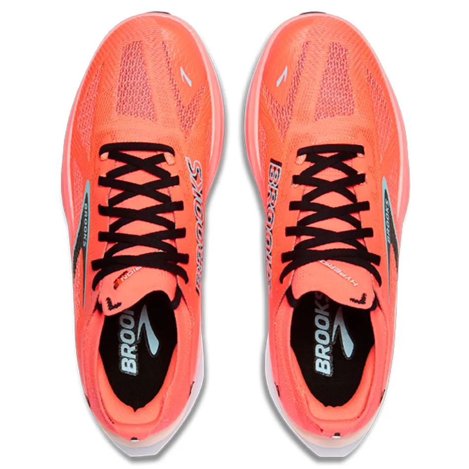 veteran - run Brooks Men's Hyperion Max 3 Running Shoes in Fiery Coral/Black/Atomizer AW25
