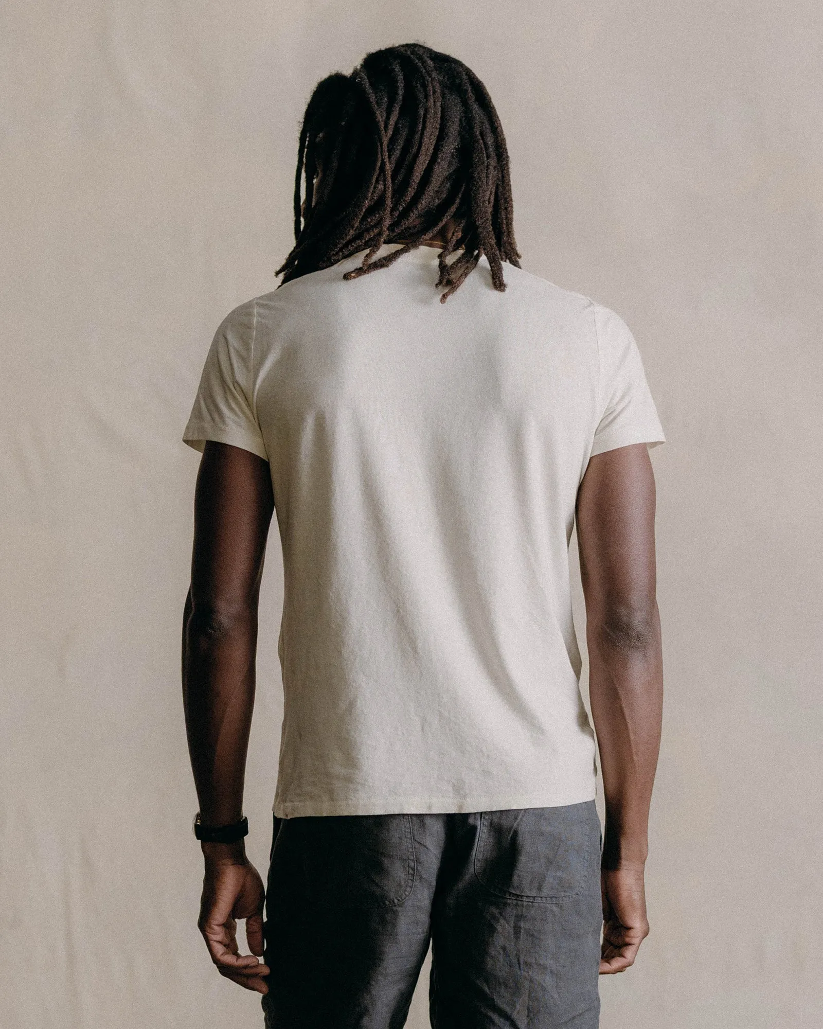 The Cotton Hemp Tee in Natural All-Season Comfort Wear