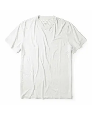 The Cotton Hemp Tee in Natural Ruffled edges Comfortable And Trendy