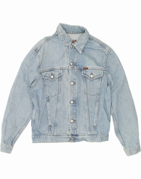 RIFLE Boys Denim Jacket 13-14 Years Small Blue Cotton Flexible