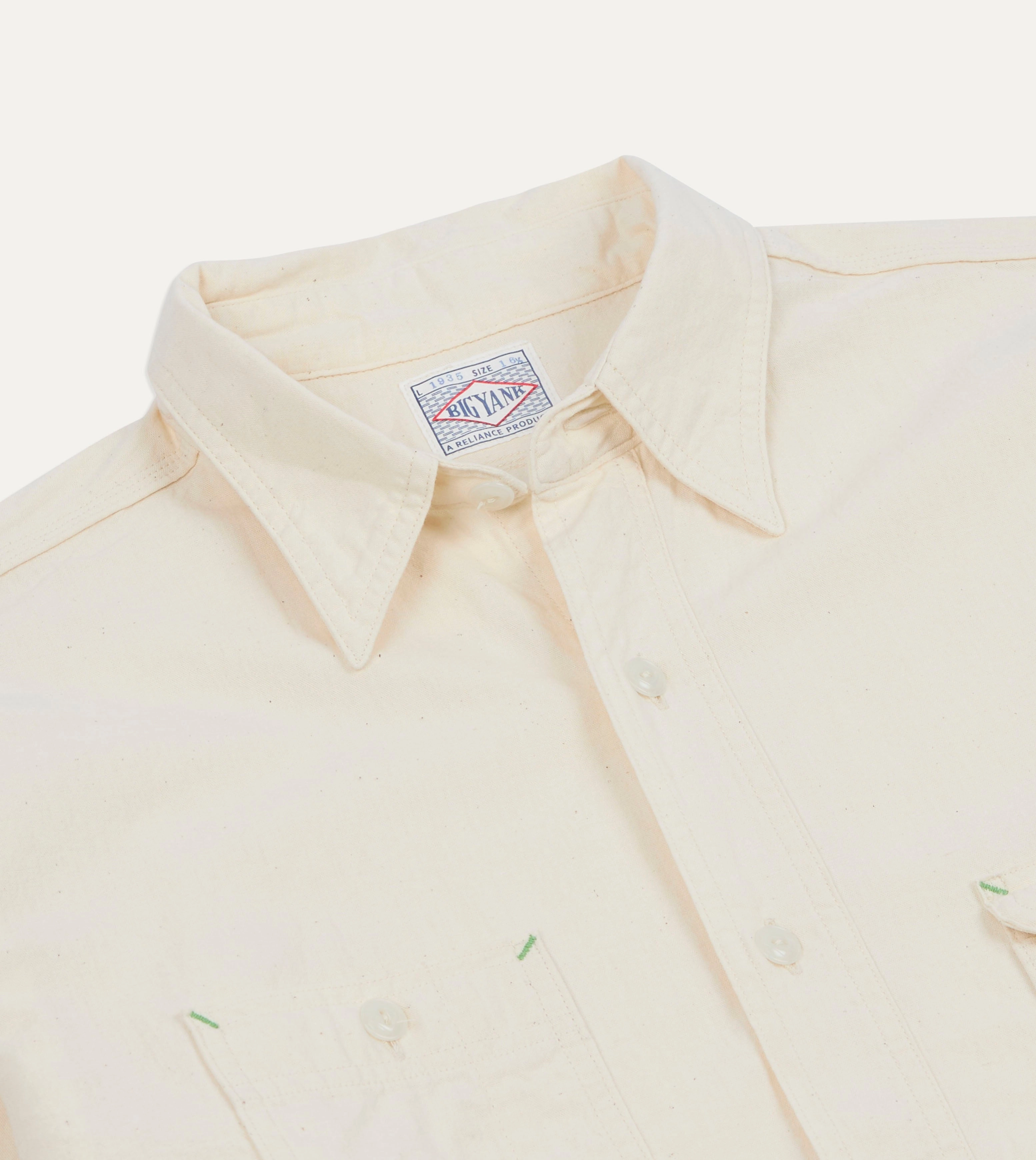 Big Yank '1935' Ecru Chambray Shirt Stylish Element holiday season