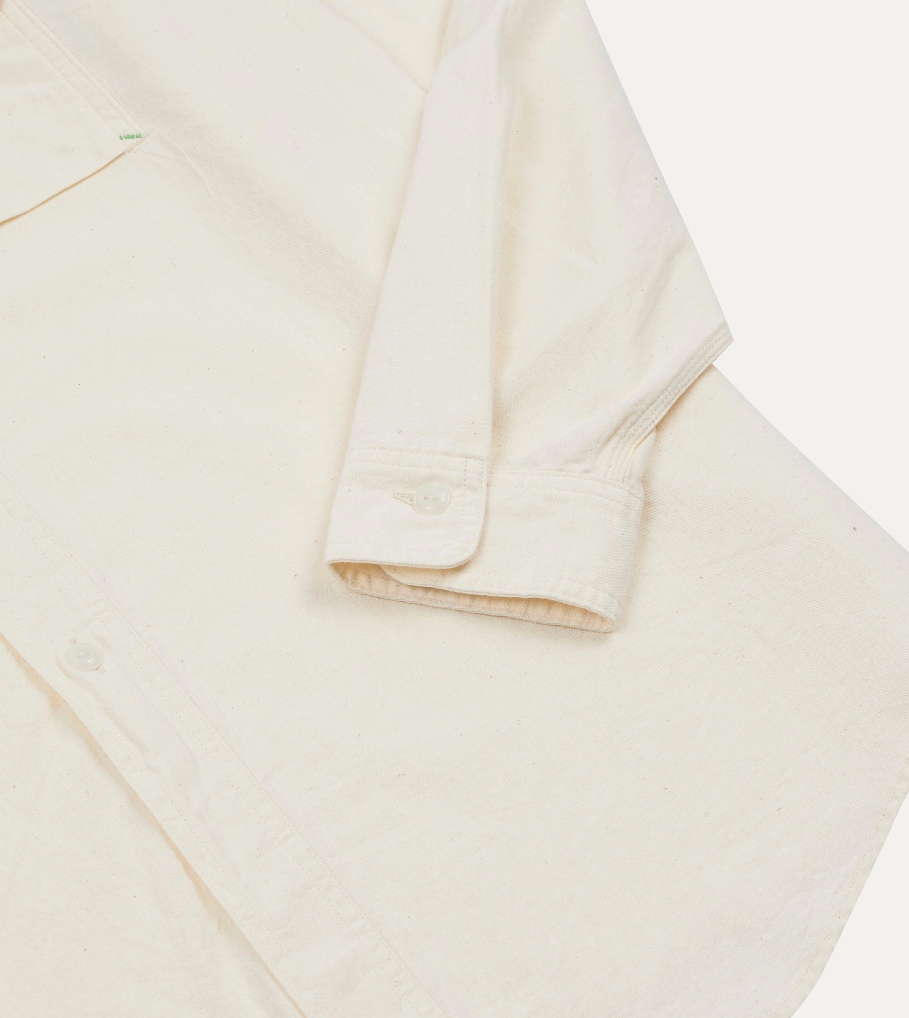 Wrinkle-Resistant Smooth Seam Finish Big Yank '1935' Ecru Chambray Shirt