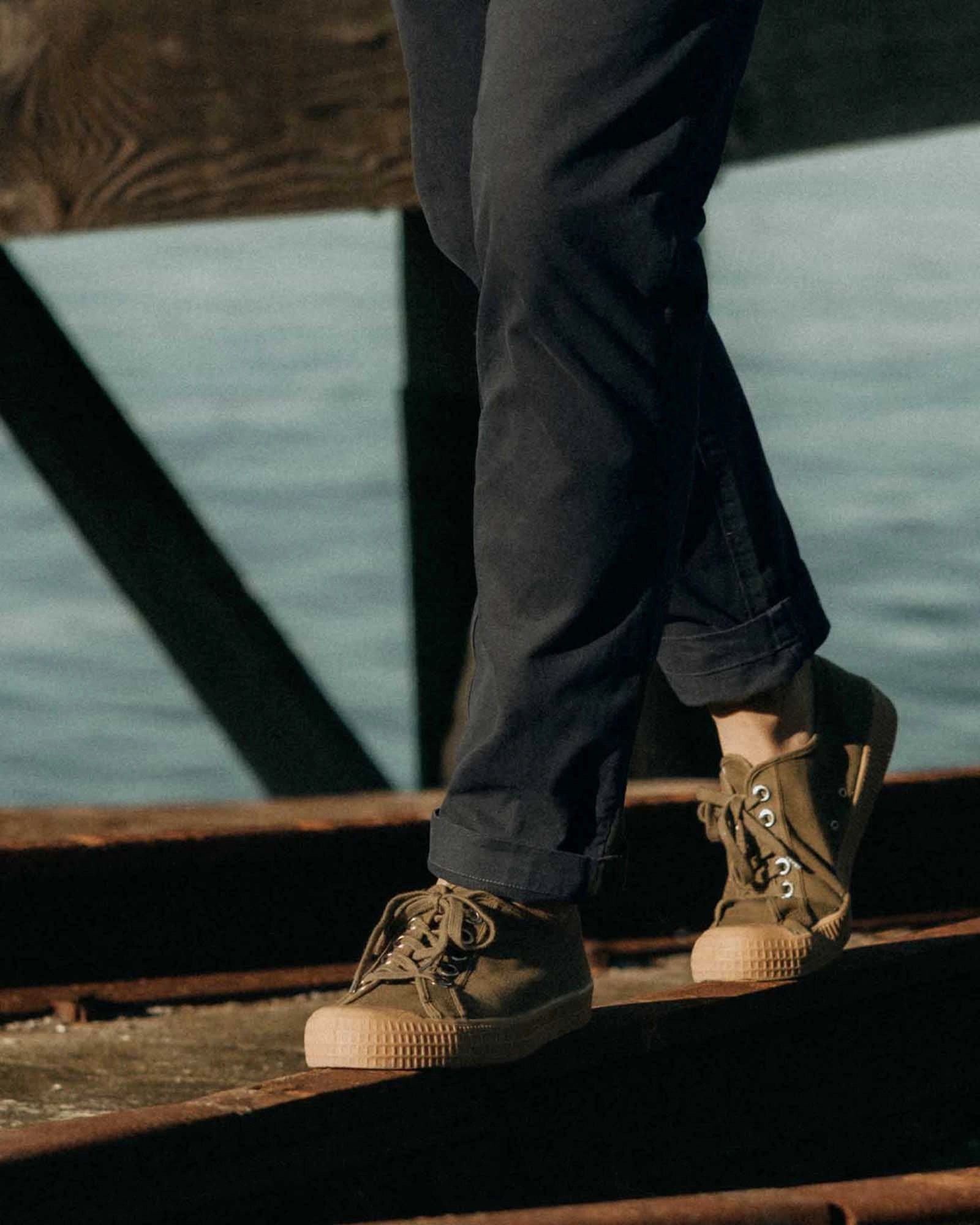 Hidden Pocket System Classic Style The Democratic Foundation Pant in Organic Navy