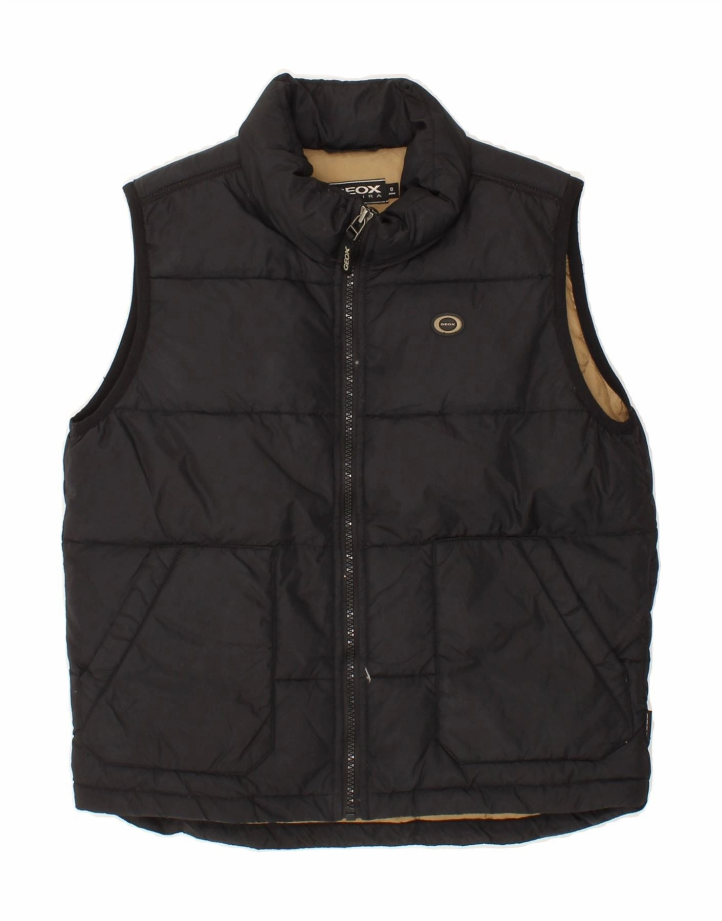 Functional Detail GEOX Boys Respira Padded Gilet 7-8 Years Black