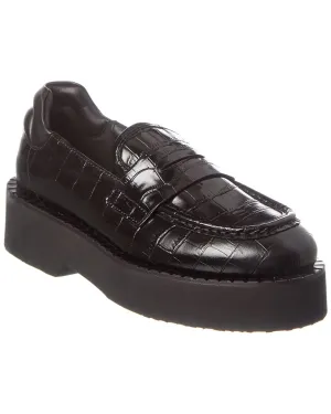 Step Guard Firm Step Aquatalia Marta Weatherproof Leather Loafer