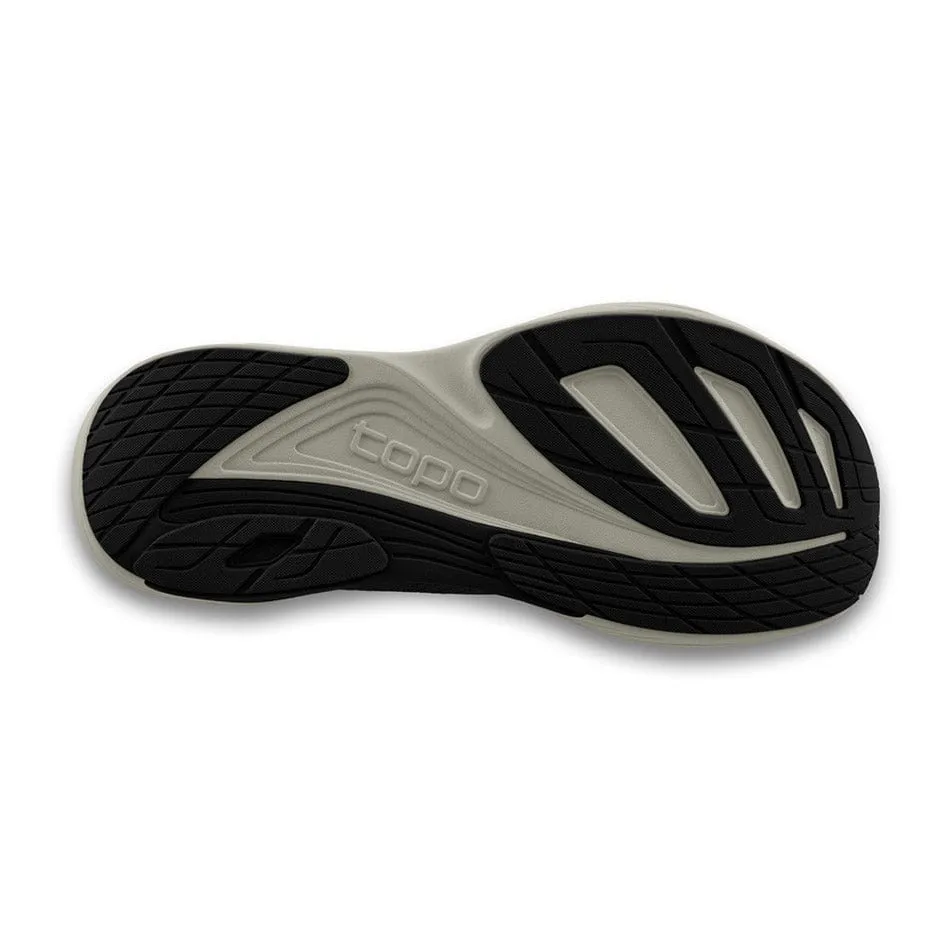 Contoured Arch Support Topo Men's Ultrafly 5 Running Shoes Black/Charcoal AW24
