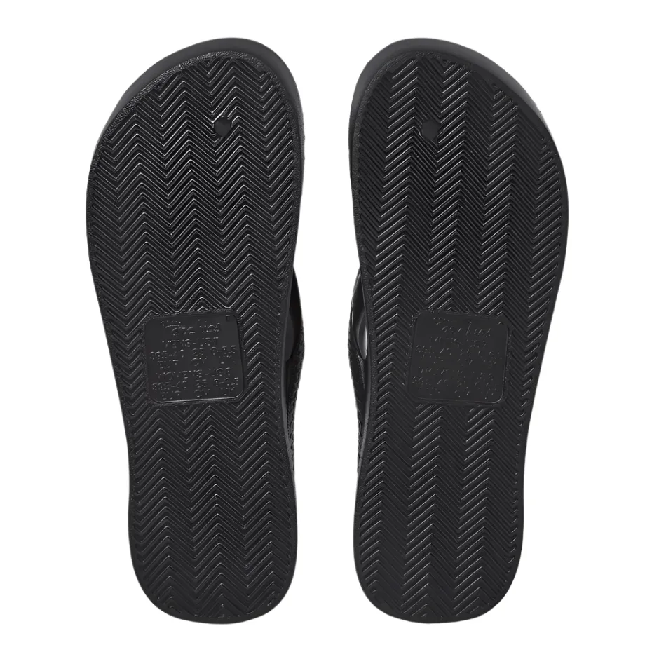 shoe care Archies Arch Support Flip Flops in Black