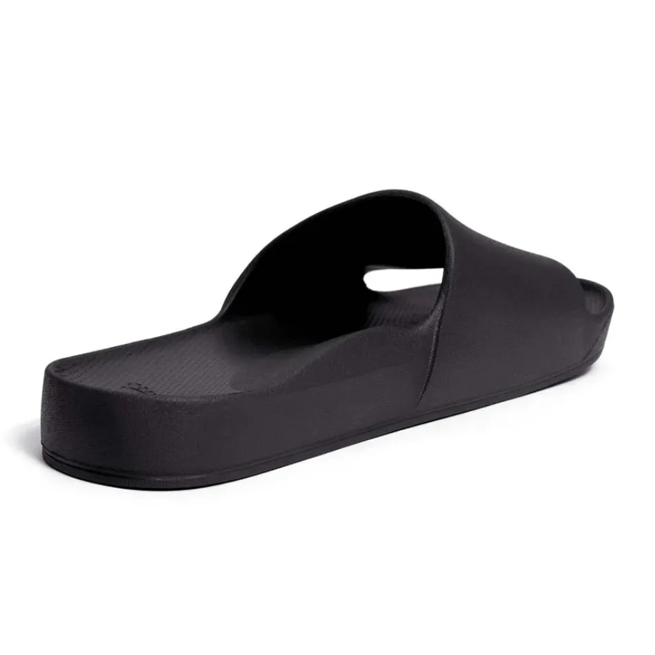 Stride Balance Archies Arch Support Slides in Black