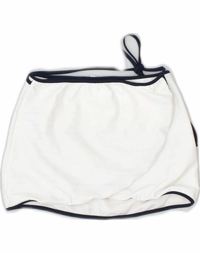 Functional Fit Lounge Fit ARMANI JUNIOR Girls Wrap Skirt 4-5 Years W9 White Polyamide