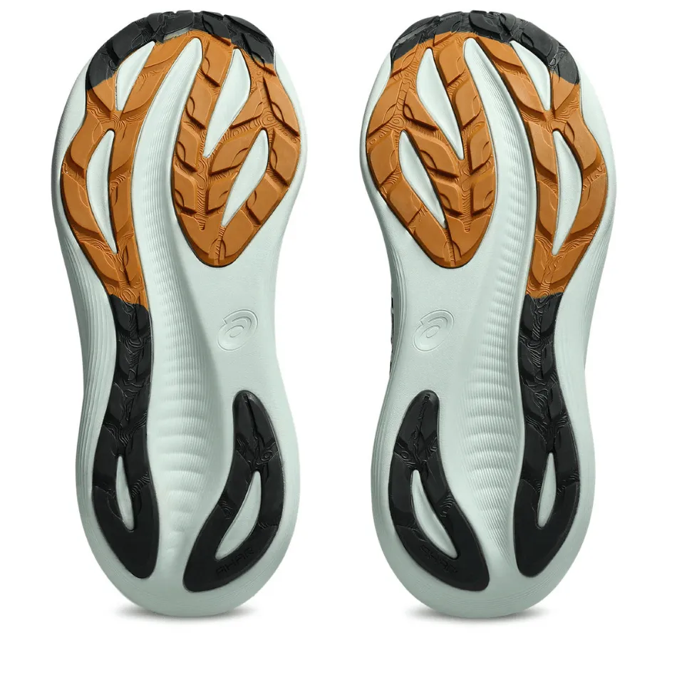 ASICS Men's GEL-NIMBUS 27 TR Running Shoes in Nature Bathing/Tranquil Teal AW25 high arches shoes