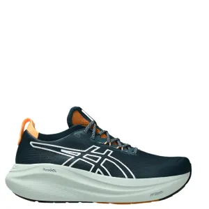 ASICS Men's GEL-NIMBUS 27 TR Running Shoes in Nature Bathing/Tranquil Teal AW25 Dependable
