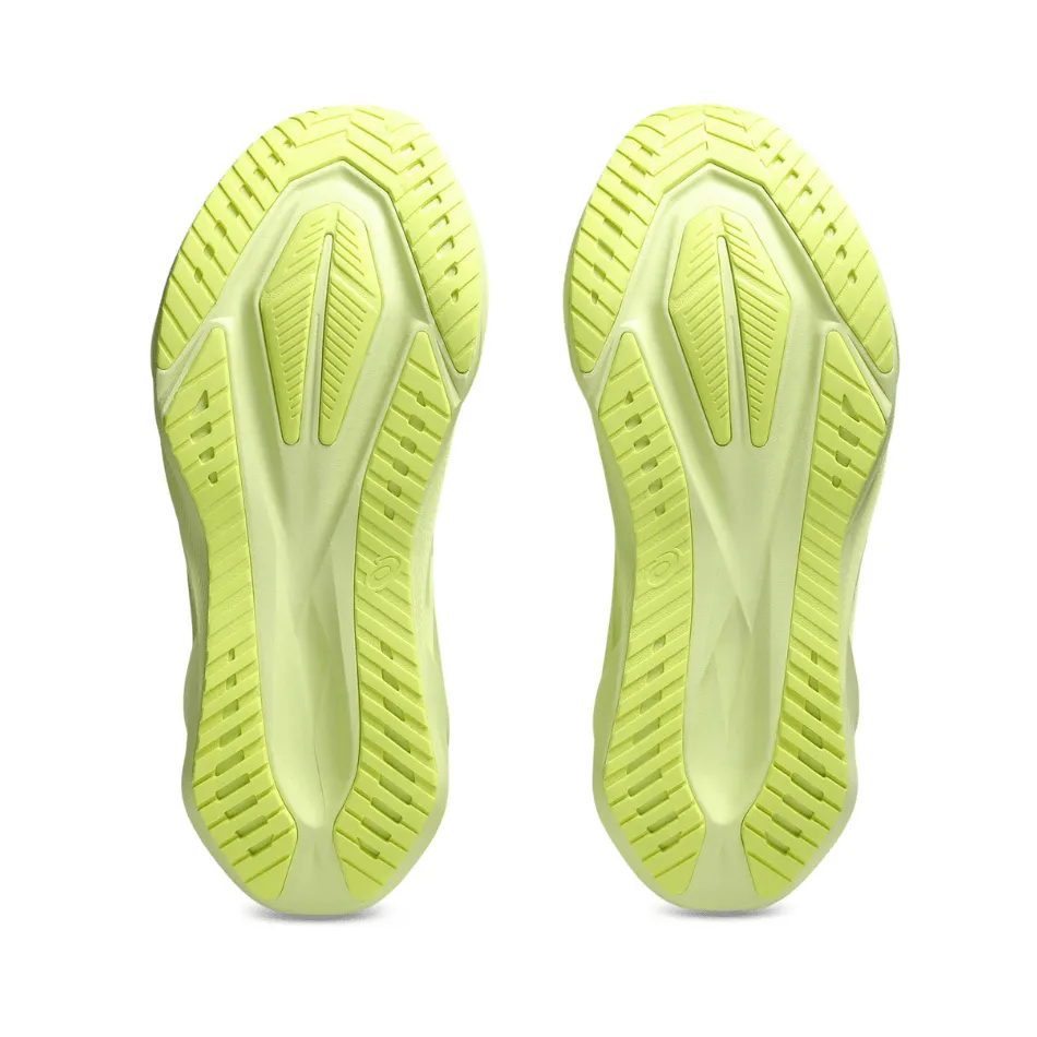 rubber - outsole - traction shoes ASICS Men's NOVABLAST 5 Running Shoes in Lite-Show/Huddle Yellow SS25