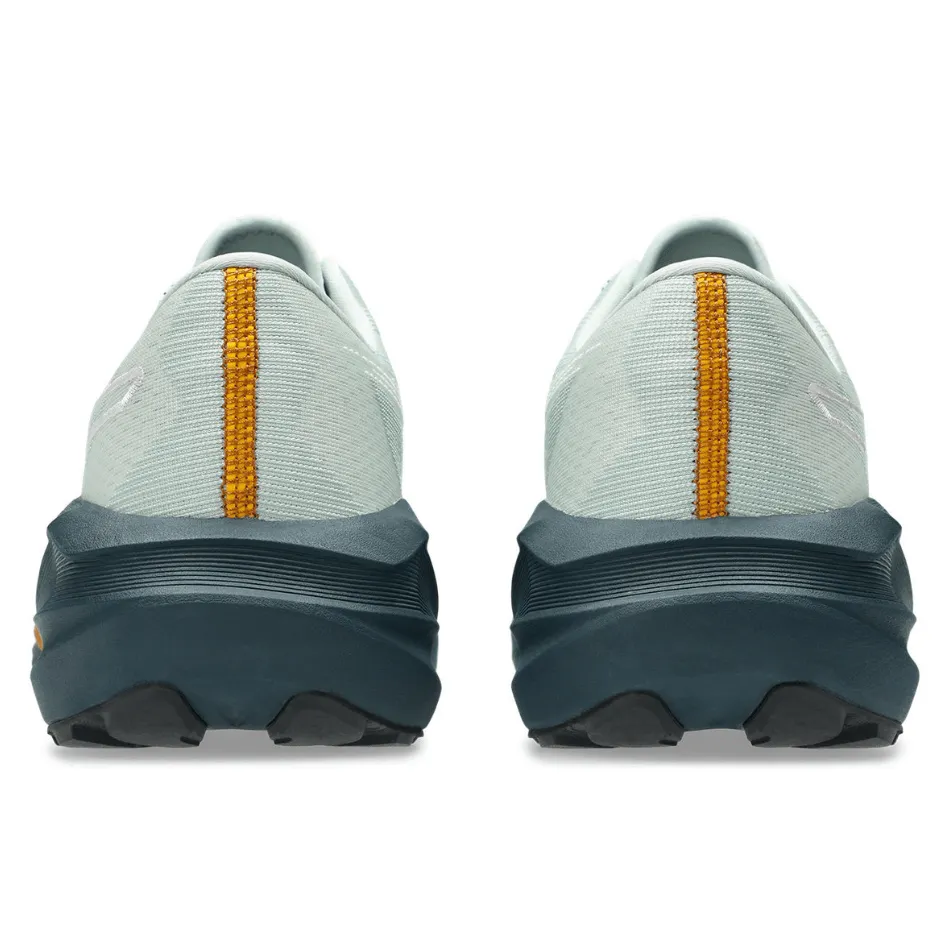 Fabric Anatomical fit ASICS Men's NOVABLAST 5 TR Running Shoes in Nature Bathing/Lichen Rock AW25