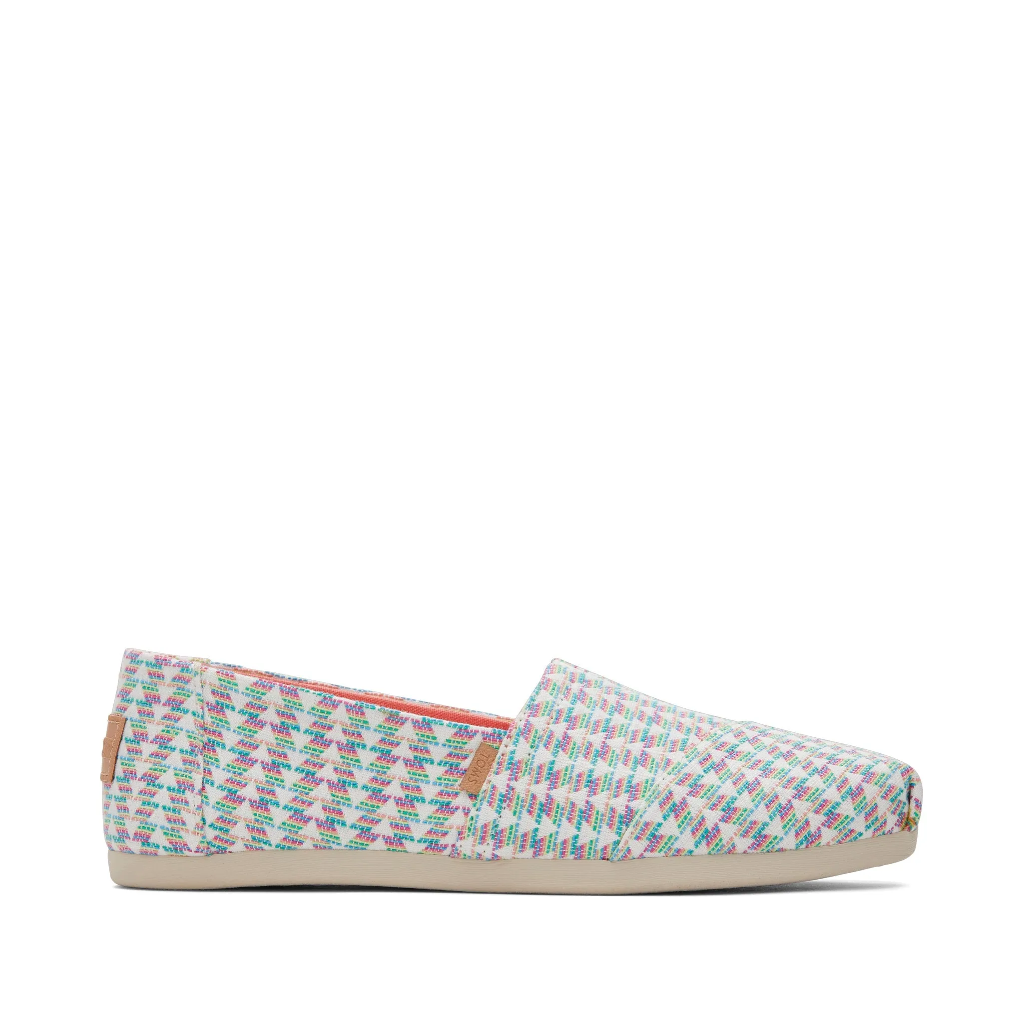 Professional Look Classic Alpargata Multi Color Triangle Woven