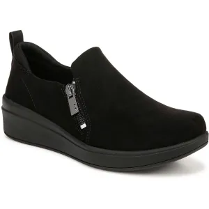 Luminous   Womens Zipper Arch Support Slip-On Sneakers Everyday Comfort