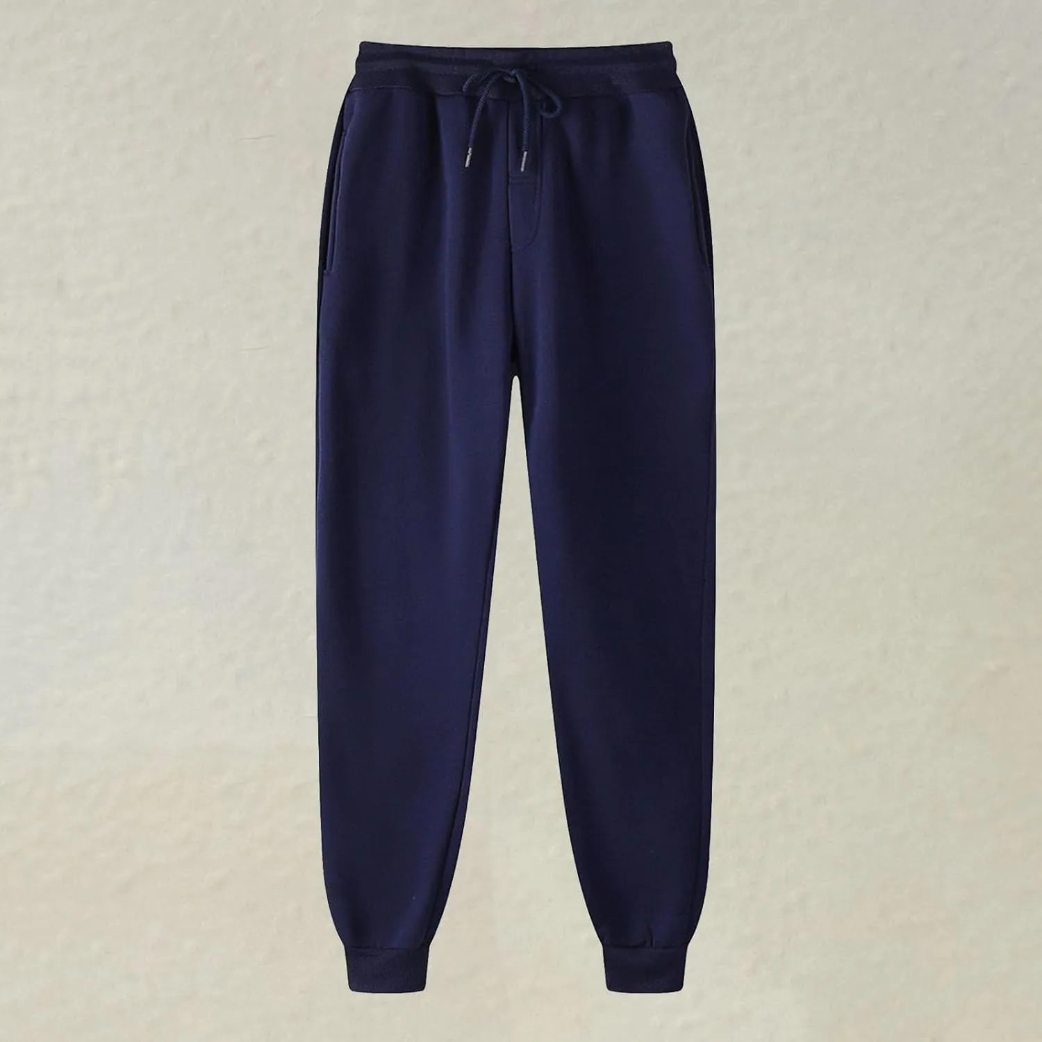 Baggy Cargo Sweatpants for Men Plus Size Drawstring Waist Joggers with Pockets Open Bottom Athletic Sweat Pants