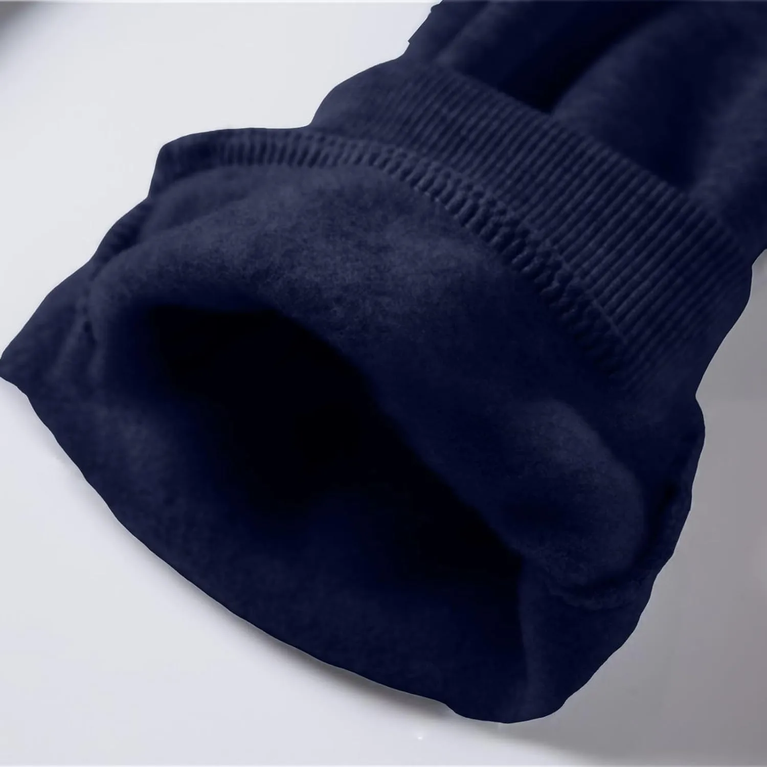 Baggy Cargo Sweatpants for Men Plus Size Drawstring Waist Joggers with Pockets Open Bottom Athletic Sweat Pants