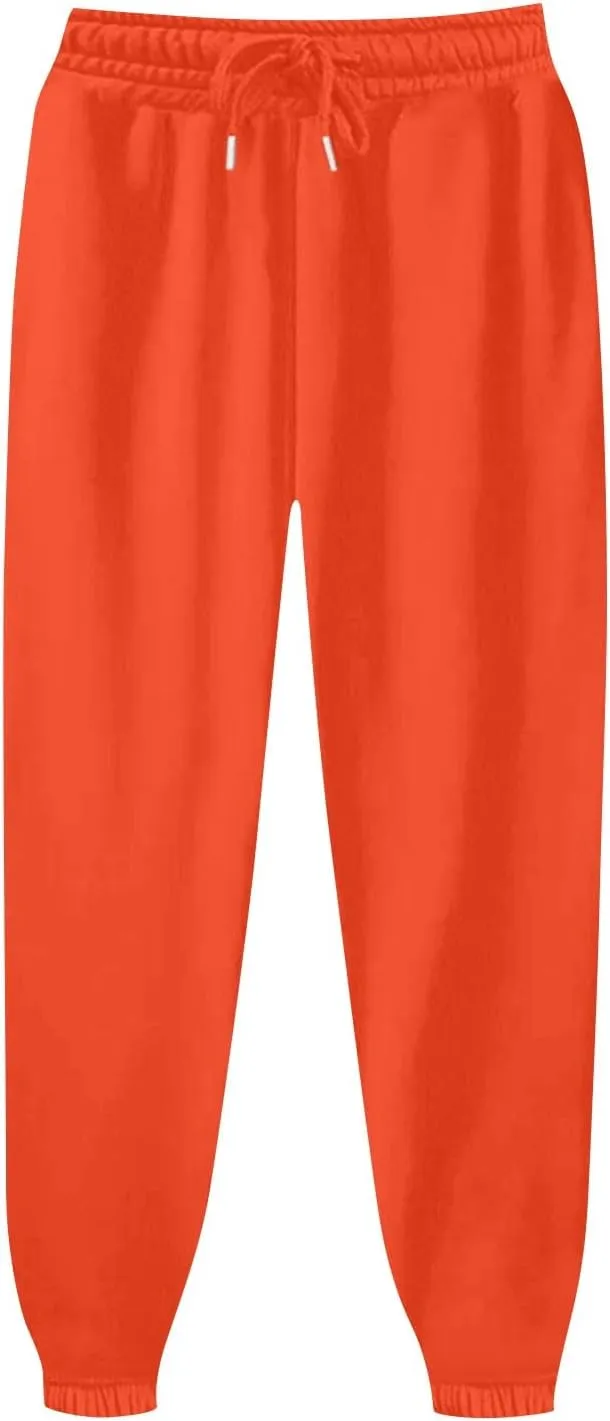 Baggy Sweatpants for Women Girls Teen Plus Size Athletic Joggers Fleece Cargo Pants Drawstring Bottoms Lounge