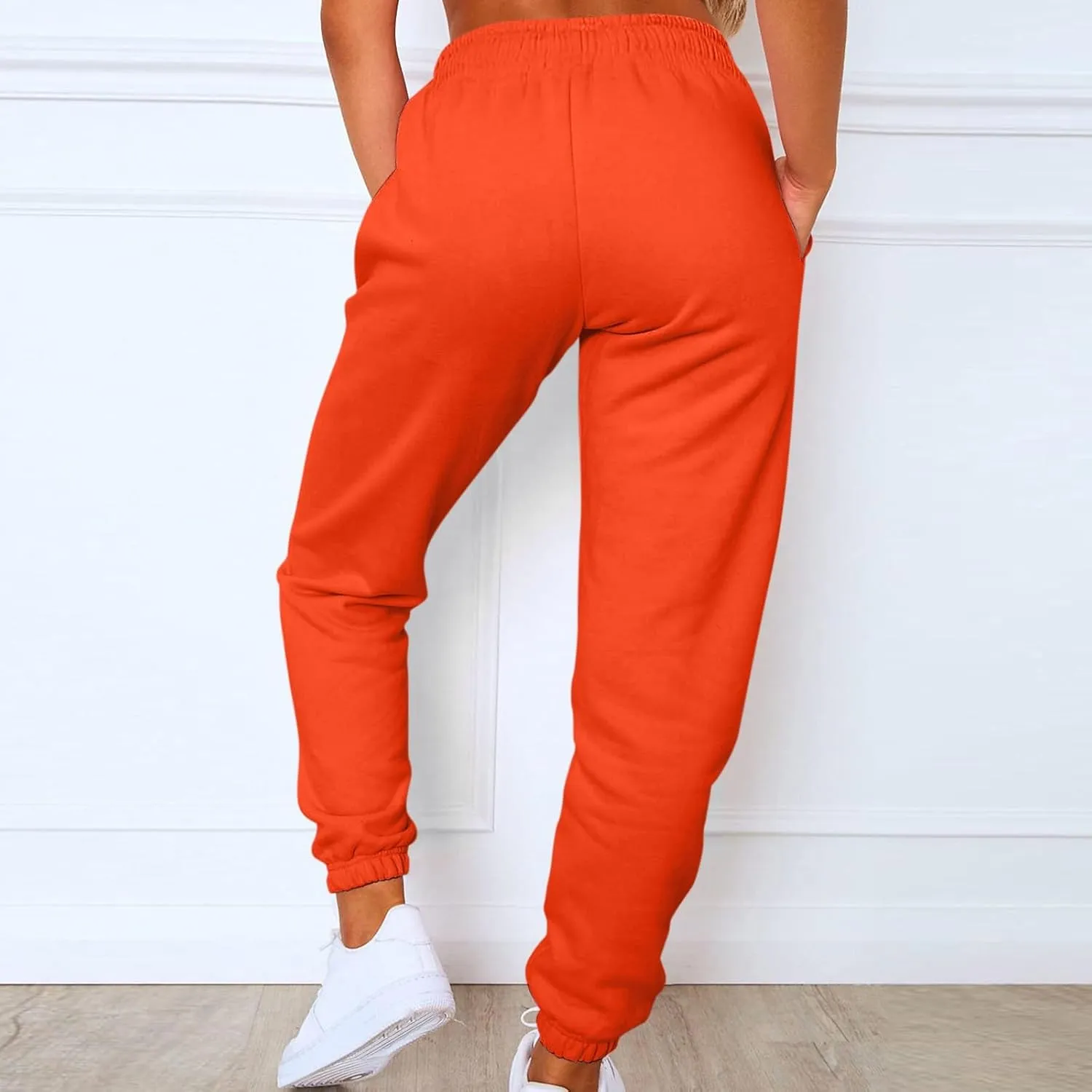 Baggy Sweatpants for Women Girls Teen Plus Size Athletic Joggers Fleece Cargo Pants Drawstring Bottoms Lounge
