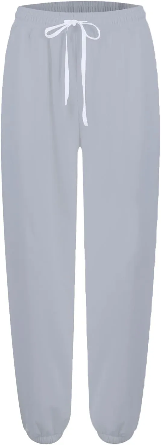 Baggy Sweatpants for Women with Pockets Ladies Lounge Pajams Running Sweat Pants Joggers Fall Clothes Outfits 2025