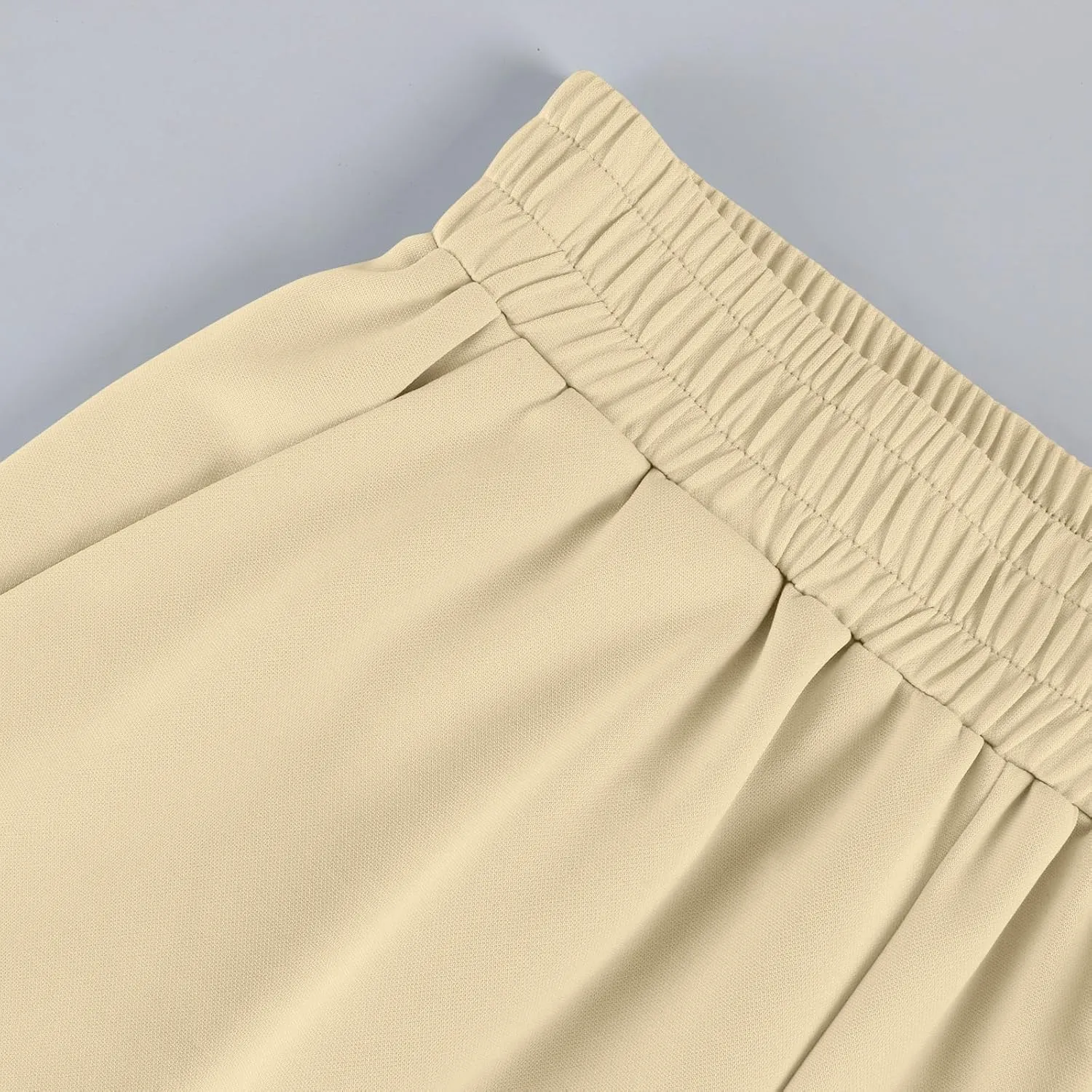 Baggy Wide Leg Sweatpants Casual Drawstring High Waisted Workout Pants with Pockets Lightweight Yoga Lounge Pants
