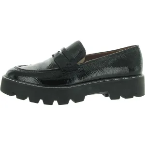 Balin Womens Patent Slip-On Loafers Current Trend ground grip
