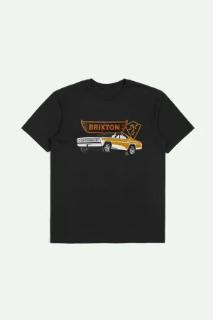 Stylish Everyday Wear Barona S/S Tailored T-Shirt - Black