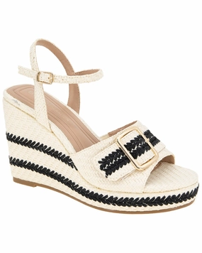 Rain Safe Minimal Tone BCBGeneration Elo Raffia Wedge