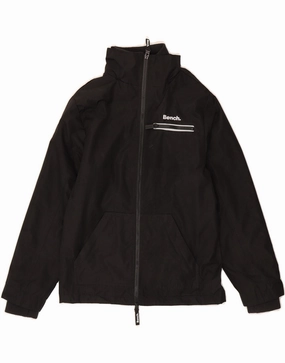 Sport Comfort BENCH Boys Graphic Bomber Jacket 11-12 Years Black Polyester