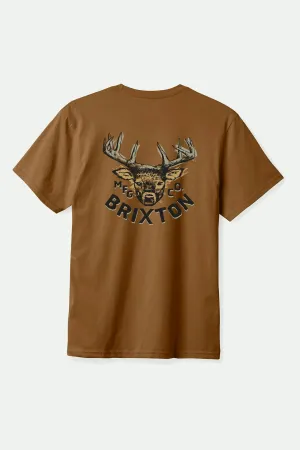 Unisex Fit Berrick S/S Tailored T-Shirt - Washed Copper