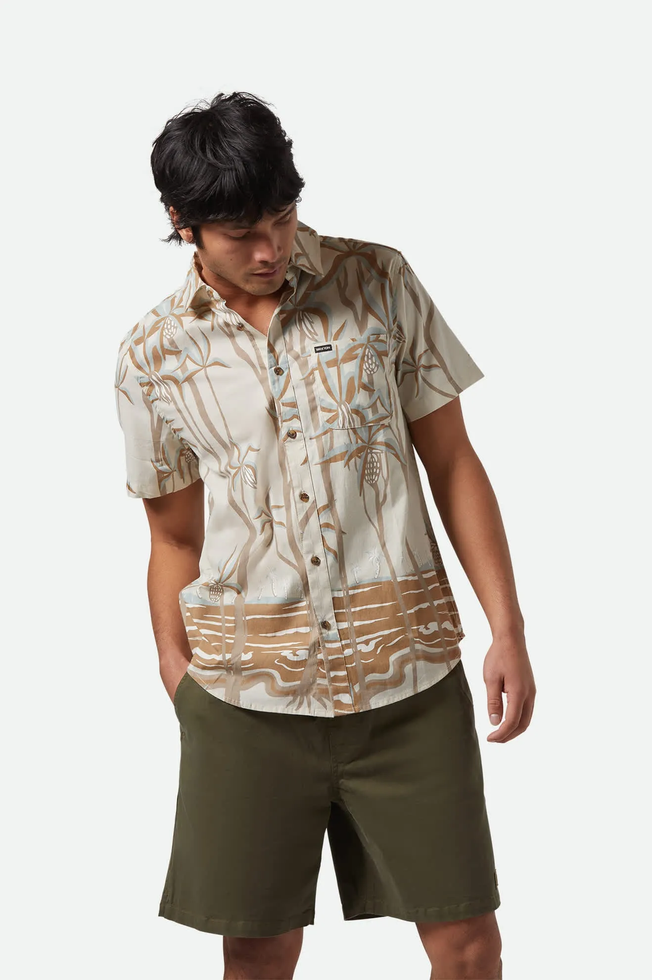 Airflow Ventilation System Charter Print S/S Shirt - Whitecap Scenic Trip