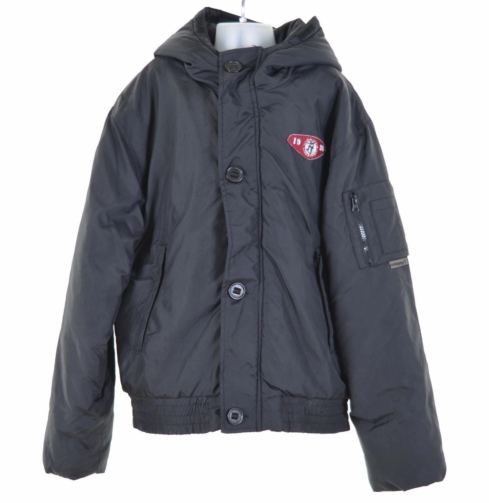 Padded collar Sports use BEST COMPANY Boys Padded Jacket 11-12 Years Blue Polyester