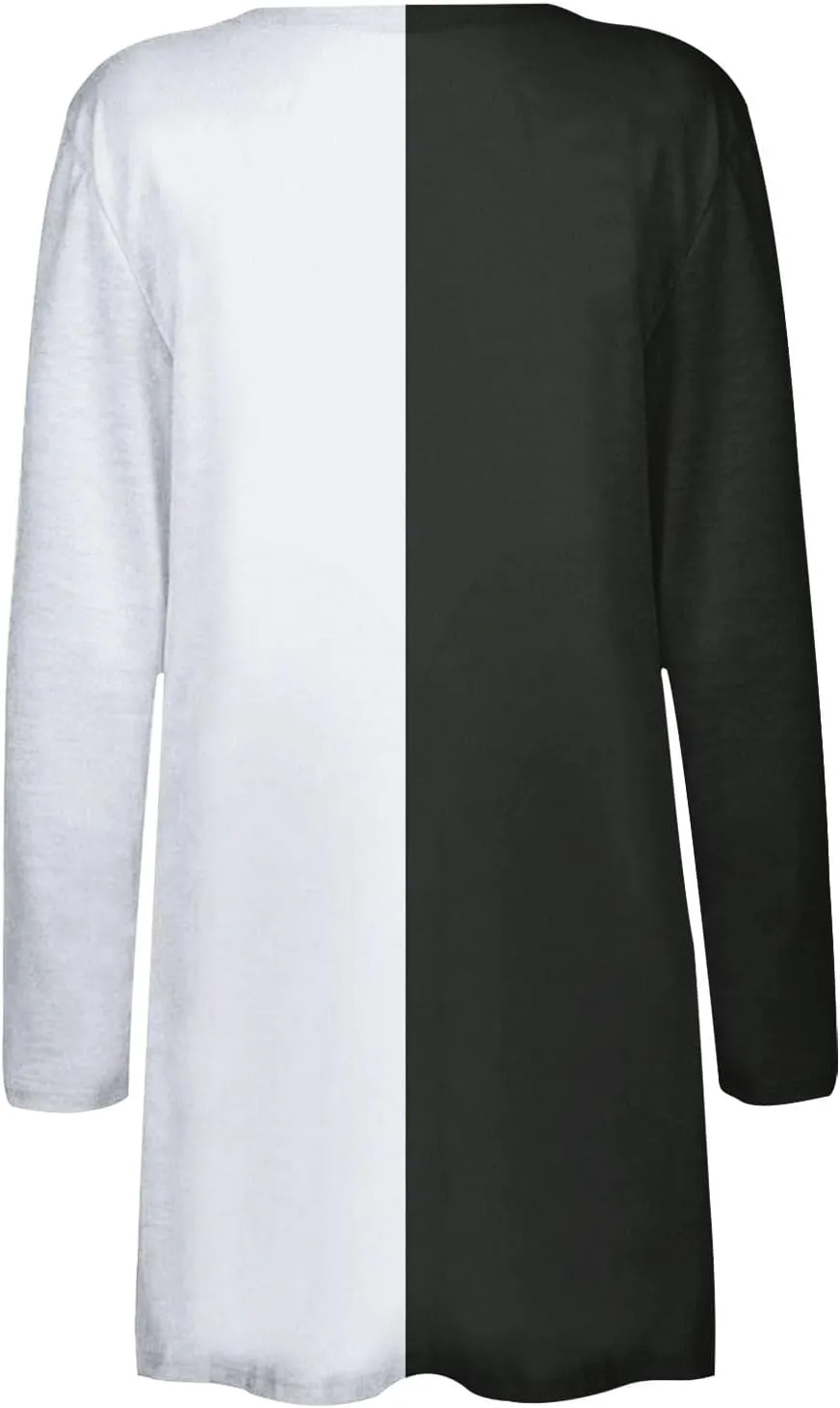 Bidobibo Cardigan Sweaters for Women Dressy Color Block Long Sleeve Top Casual Open Front Sweaters Womens Fall Outwear Coat