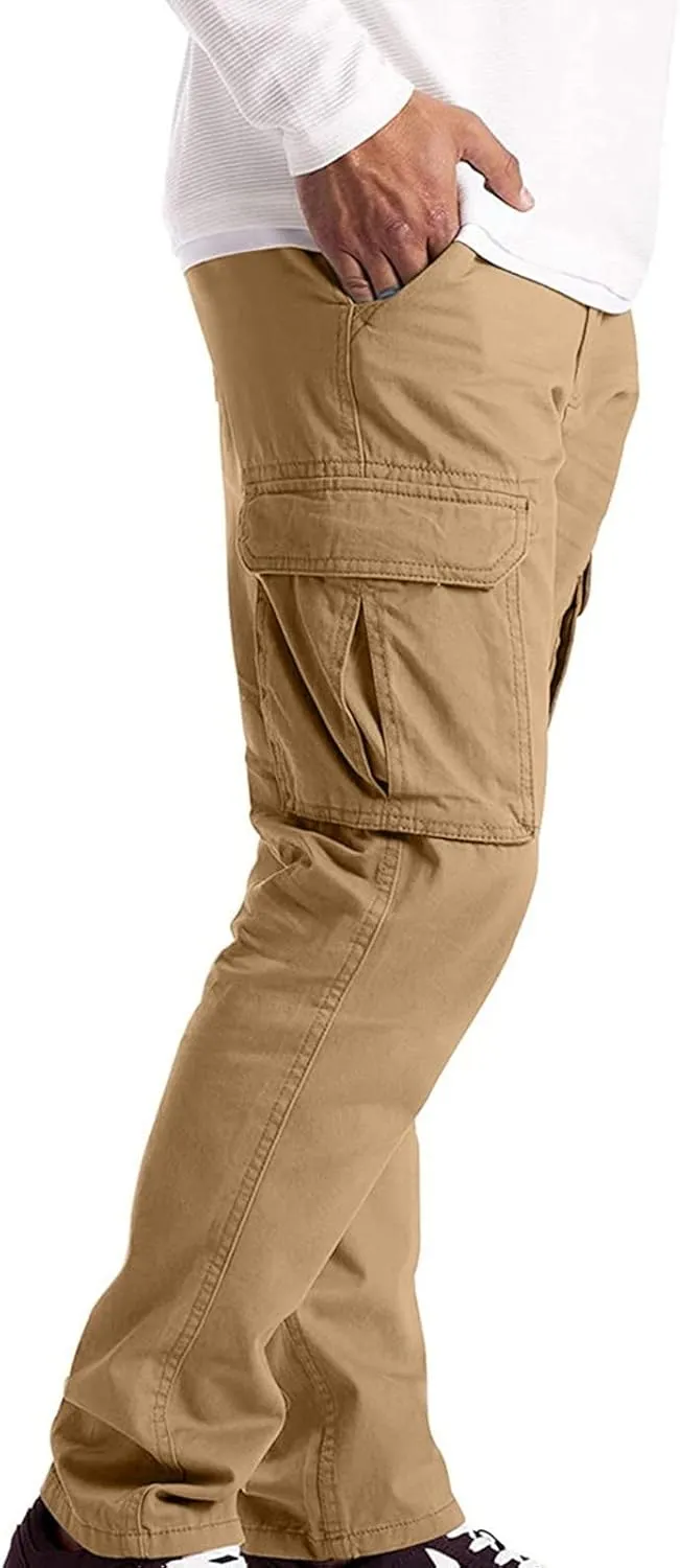 BIFUTON Mens Cargo Pants, Mens Casual Joggers Pants - Sports Cargo Pant Hiking Outdoor Fishing Track Jogging Active Sweatpant