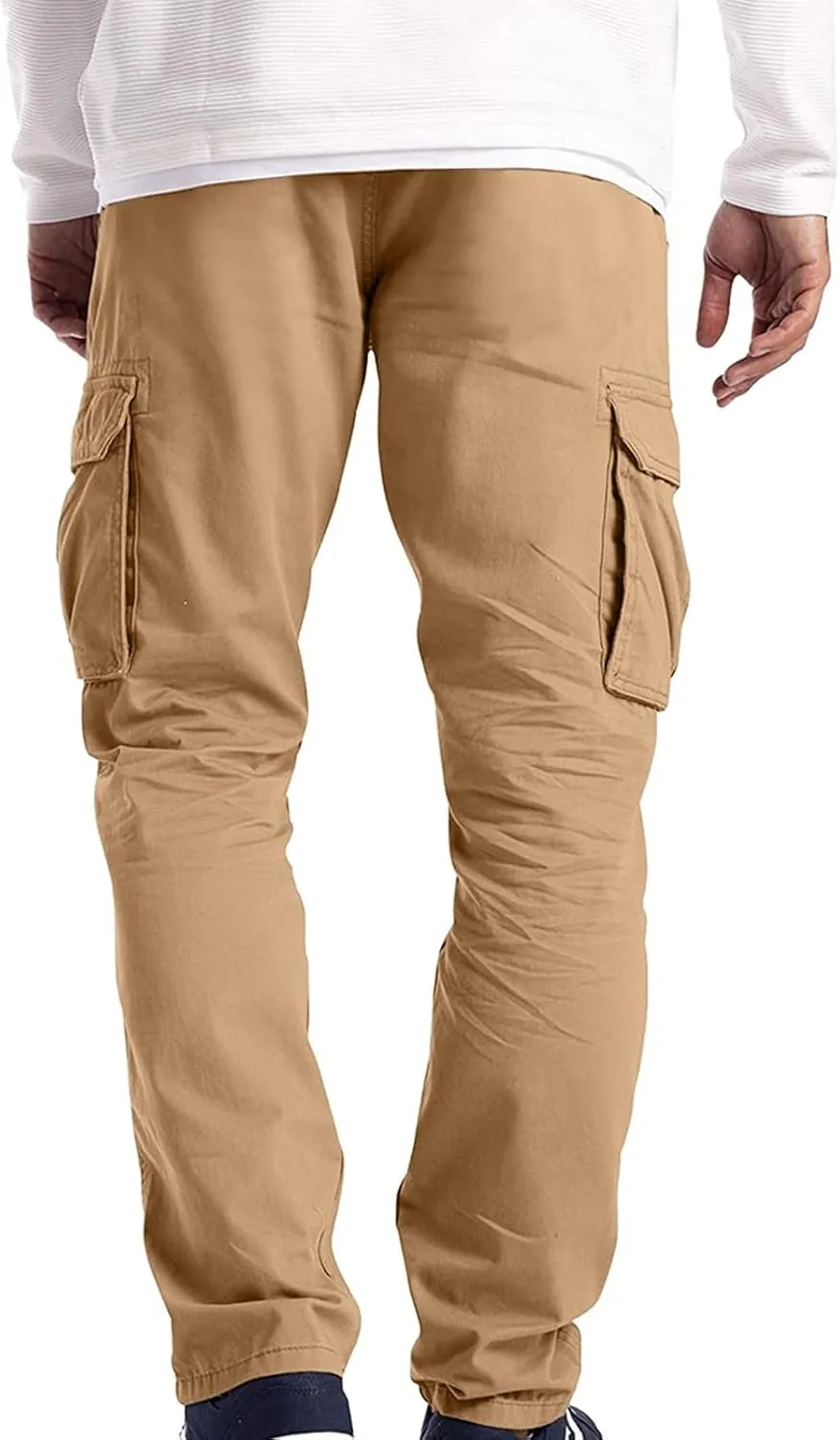 BIFUTON Mens Cargo Pants, Mens Casual Joggers Pants - Sports Cargo Pant Hiking Outdoor Fishing Track Jogging Active Sweatpant