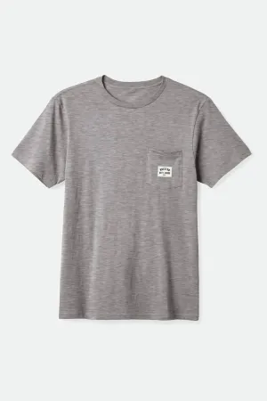 SustainableManufacturing Woodburn S/S Tailored Pocket T-Shirt - Heather Grey