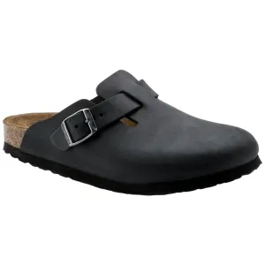 Travel Friendly Birkenstock Boston BS Black  59461 Women's
