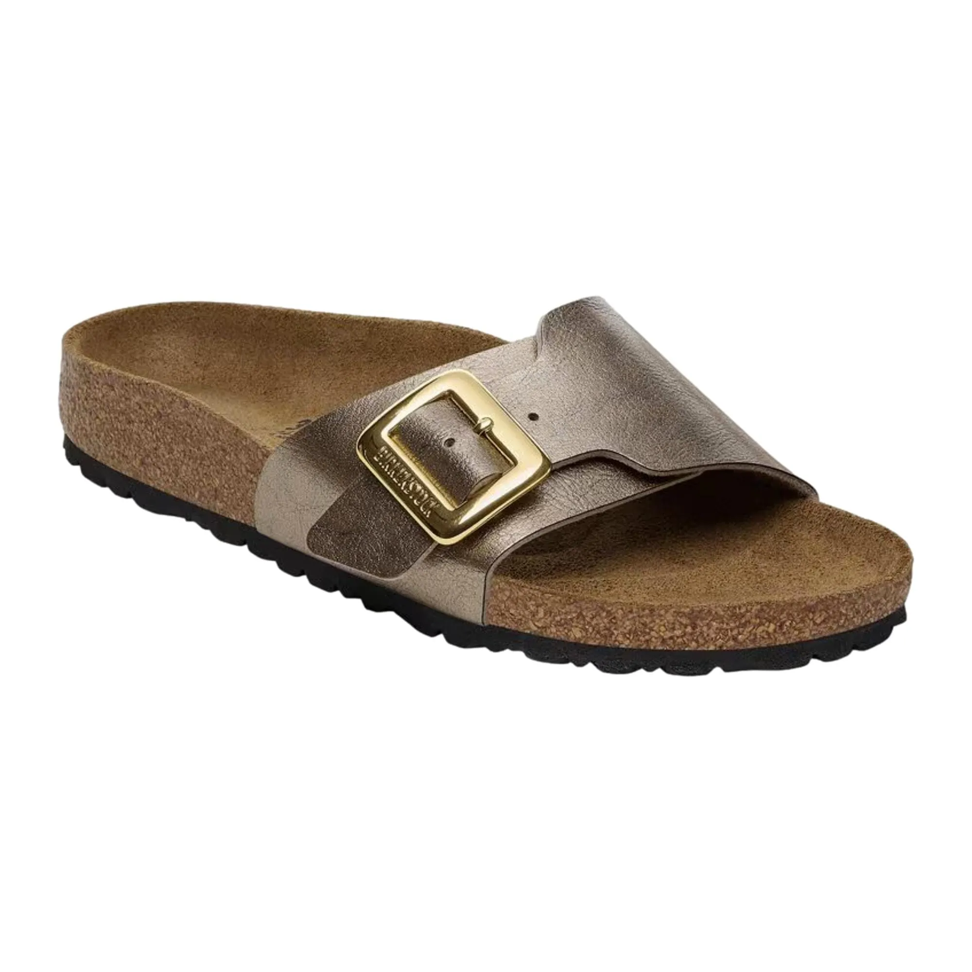 Suede Birkenstock Catalina Cushion Buckle Graceful Taupe  1029416 Women's