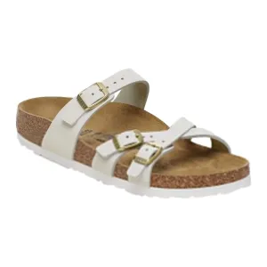 Elegant Comfort Relaxed Design Birkenstock Franca Antique White  1029406 Women's