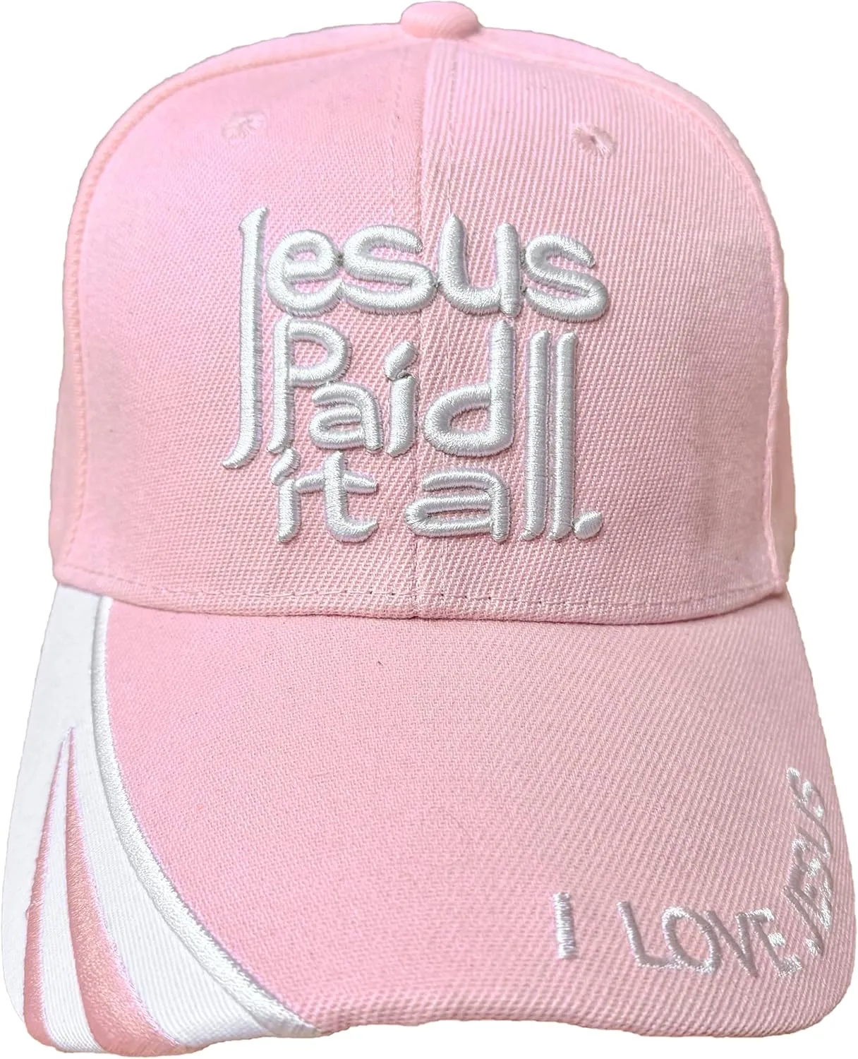 Black Duck Brand "Jesus Paid It" All I Love Jesus Adjustable Baseball Cap (Multiple Colors Available)