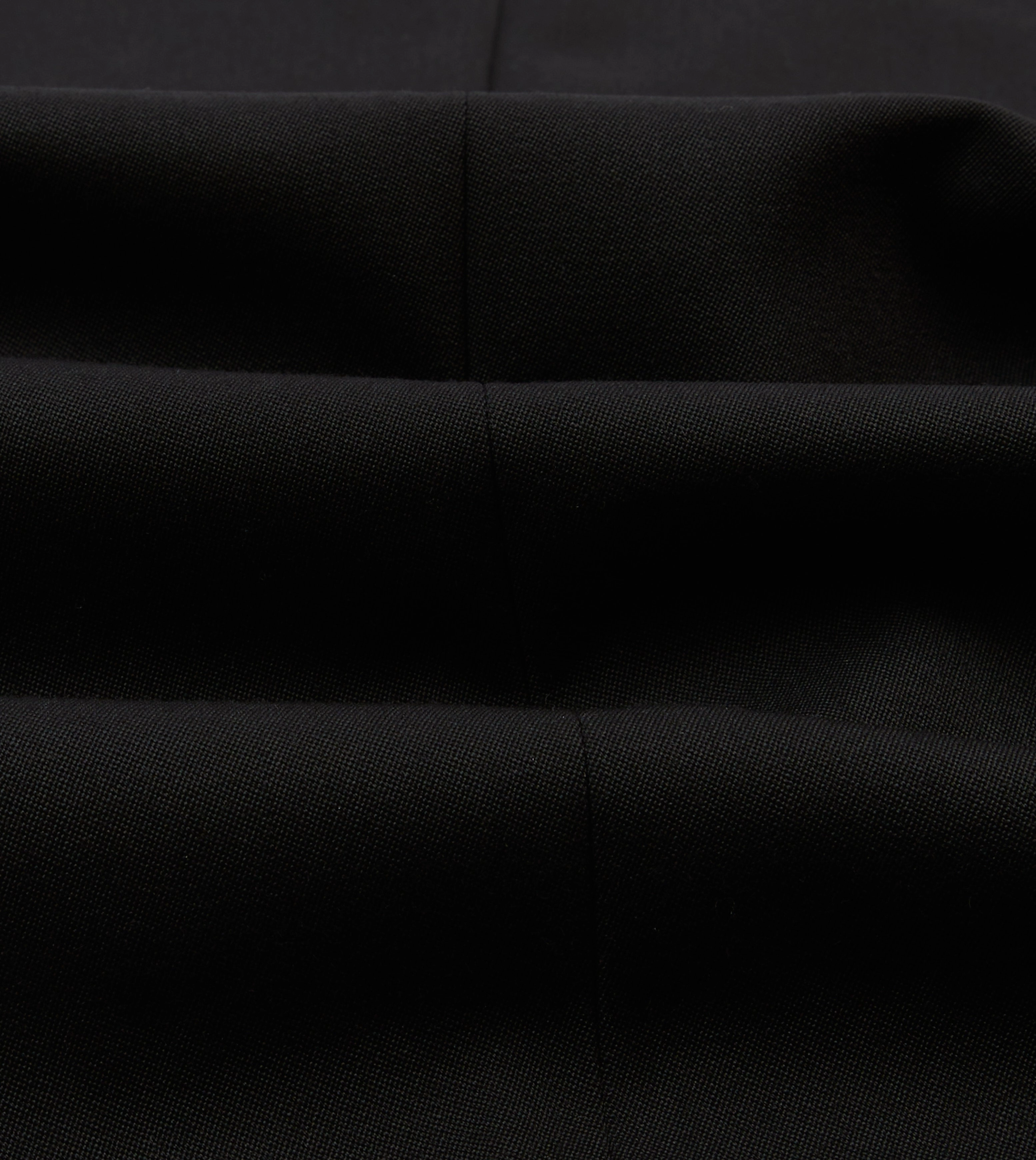 Black Barathea Wool Dinner Jacket Classic Professional Look Sleek Office Wear