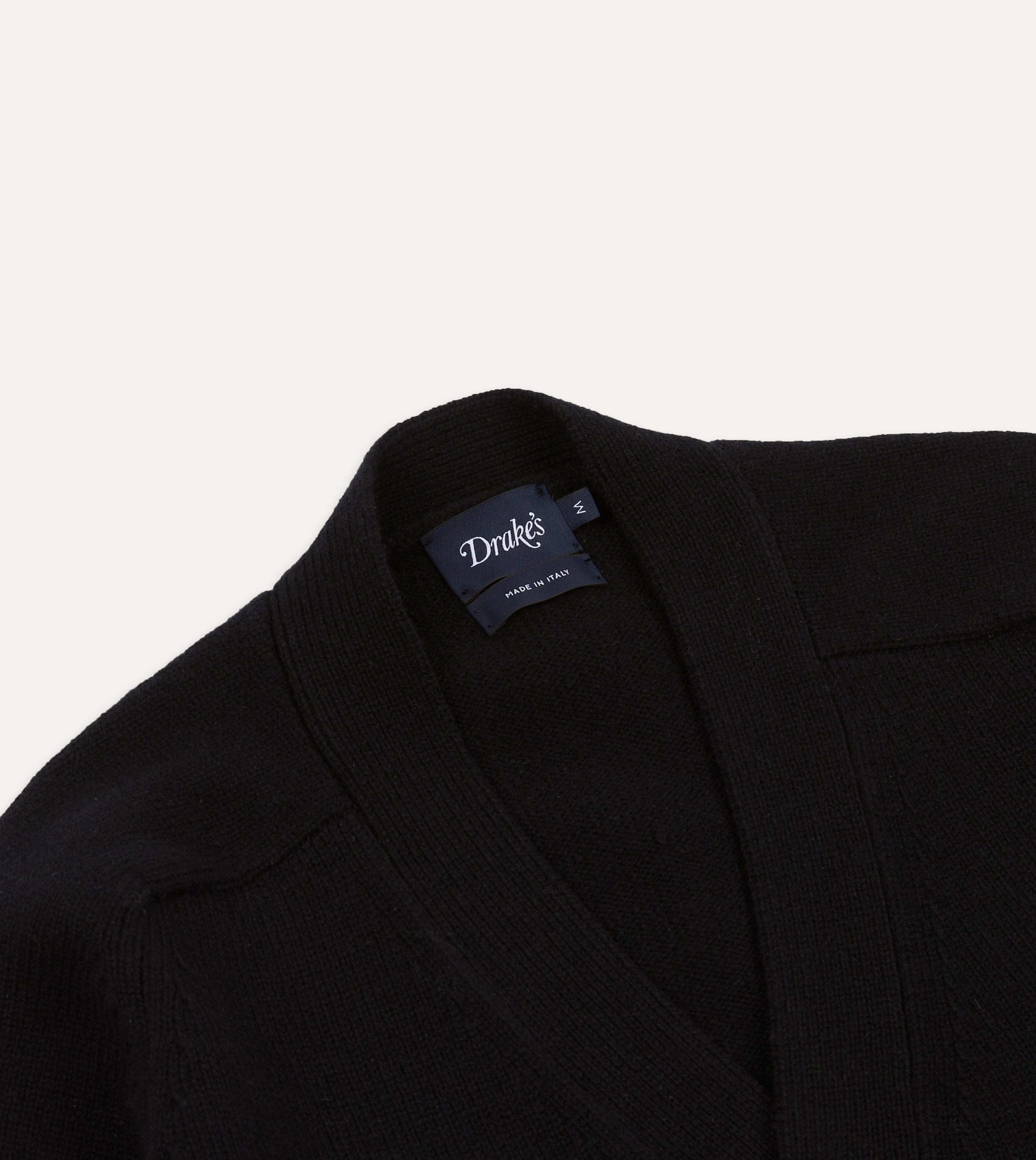 Black Lambswool 6 Button Cardigan Luminous Thread Accents Chic Outfit