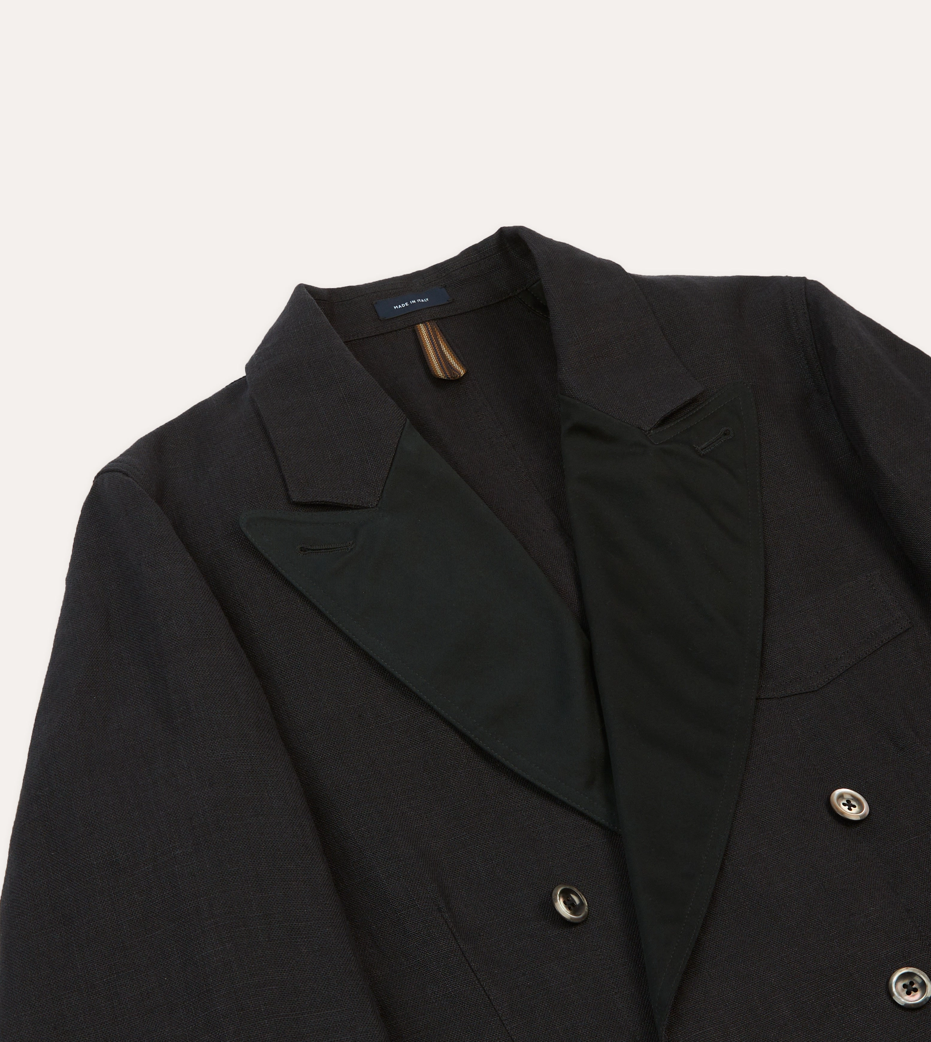 Black Linen Games Mk. V Dinner Jacket Comfortable Look Comfortable Fit Wear