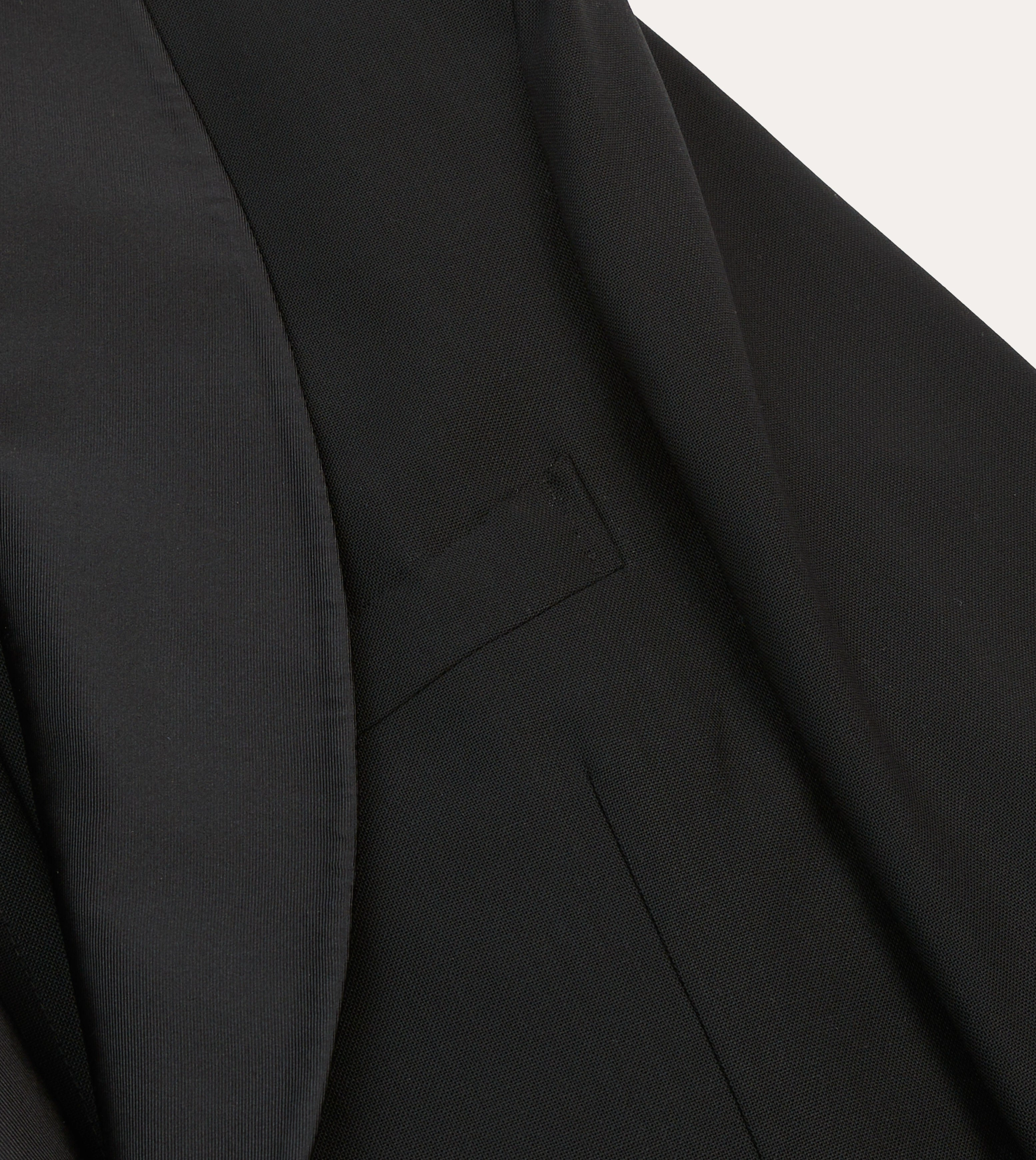 Flattering Look Black Wool Shawl Collar Tuxedo Blazer